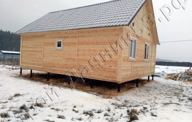 4 Брусовой дом ОД-39 9×7.5, 65.25 м², Московская область, Деревня Березенки (2)